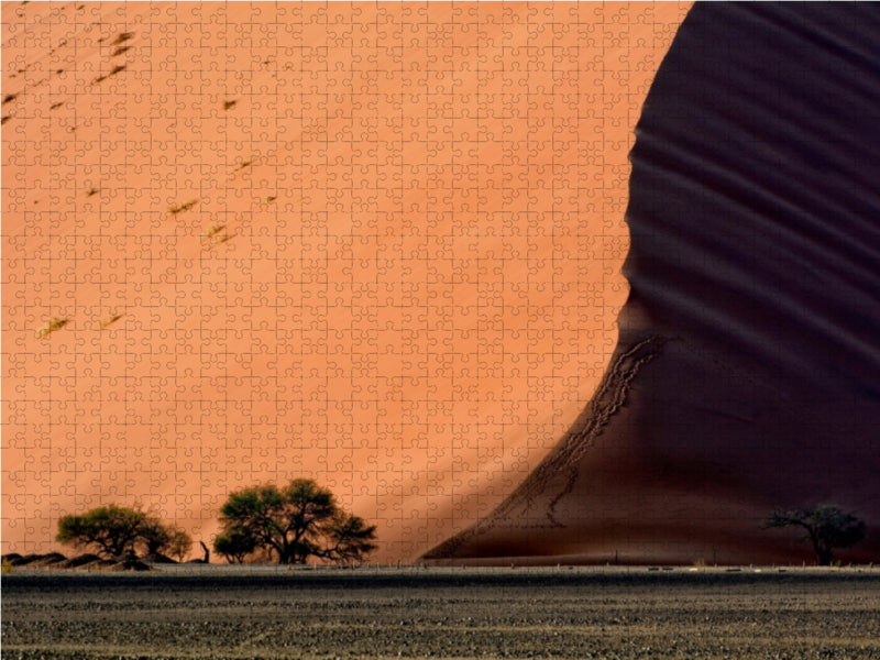 Licht und Schatten im Sossus Vlei 1000 Teile Puzzle quer - CALVENDO Foto-Puzzle'
