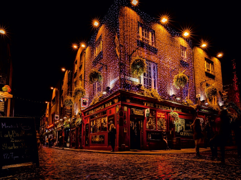 Temple Bar, Nachtleben 1000 Teile Puzzle quer - CALVENDO Foto-Puzzle'