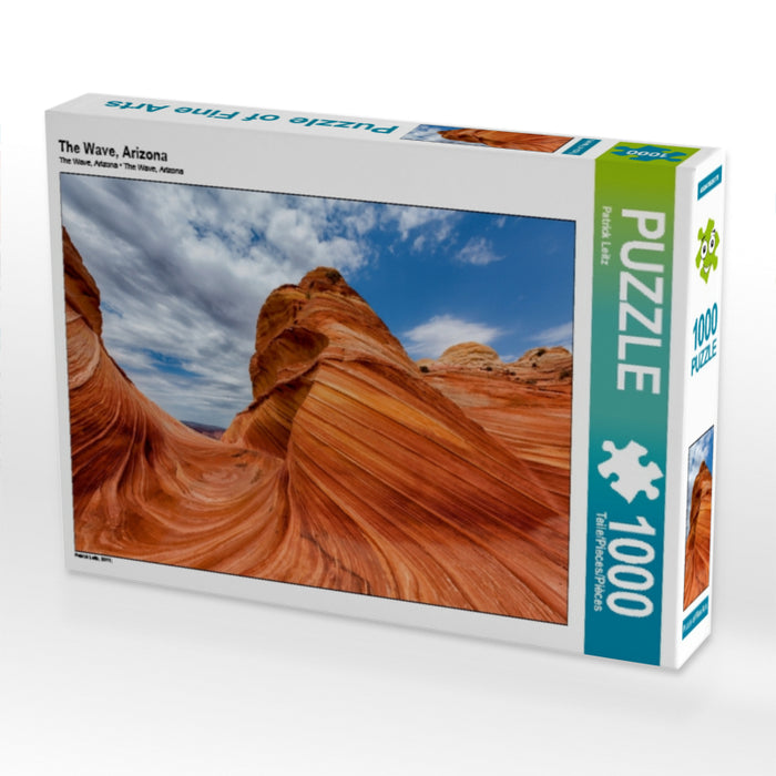 The Wave, Arizona 1000 Teile Puzzle quer - CALVENDO Foto-Puzzle'