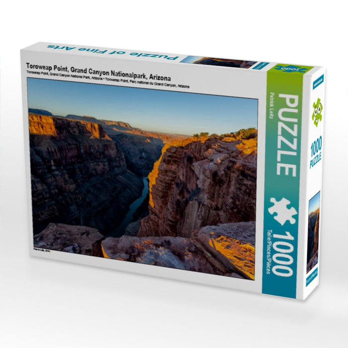 Toroweap Point, Grand Canyon Nationalpark, Arizona 1000 Teile Puzzle quer - CALVENDO Foto-Puzzle'