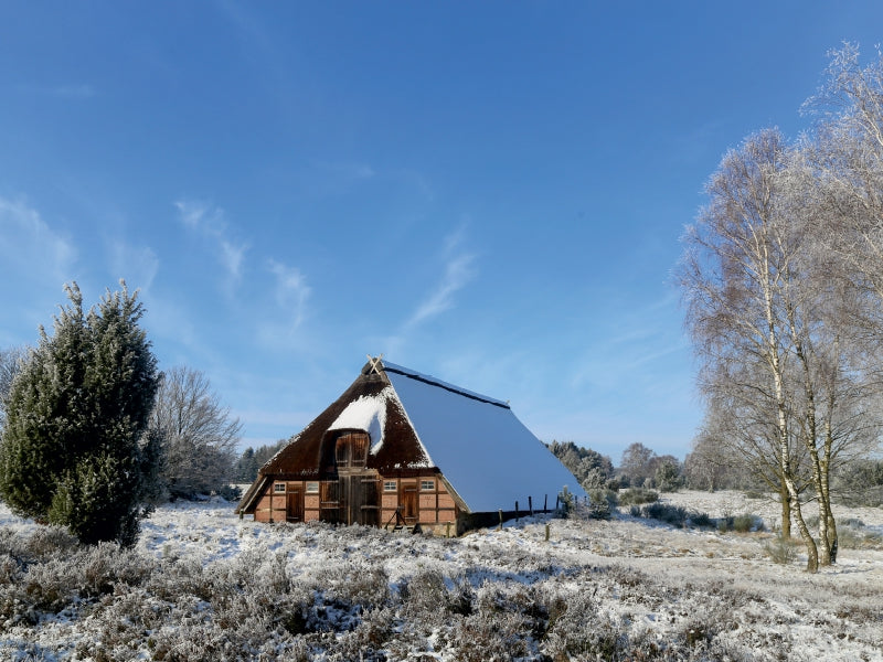 Winterlandschaft in der Timmerloher Heide 1000 Teile Puzzle quer - CALVENDO Foto-Puzzle'