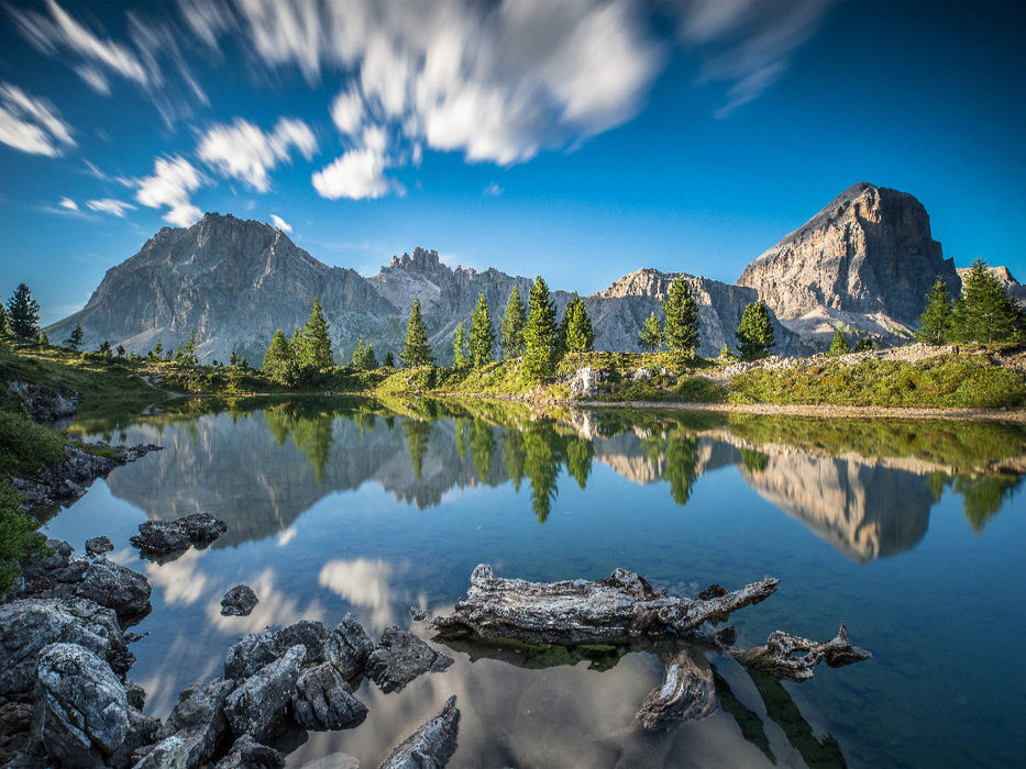 Lago di Limides, Dolomiten - CALVENDO Foto-Puzzle'