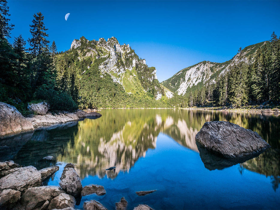 Spiegelbild am Soinsee, Bayrischzell - CALVENDO Foto-Puzzle'