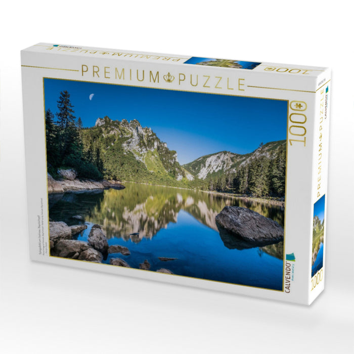 Spiegelbild am Soinsee, Bayrischzell - CALVENDO Foto-Puzzle'