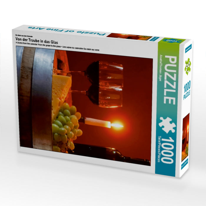 Ein Motiv aus dem Kalender Von der Traube in das Glas 1000 Teile Puzzle hoch - CALVENDO Foto-Puzzle'