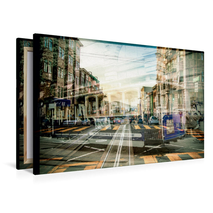 Premium Textil-Leinwand San Francisco