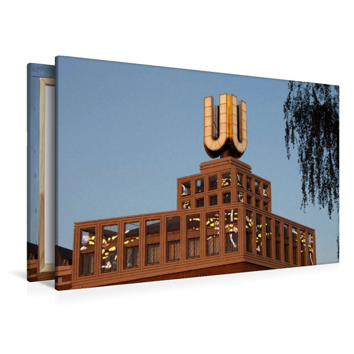 Premium Textil-Leinwand Dortmunder Wahrzeichen U