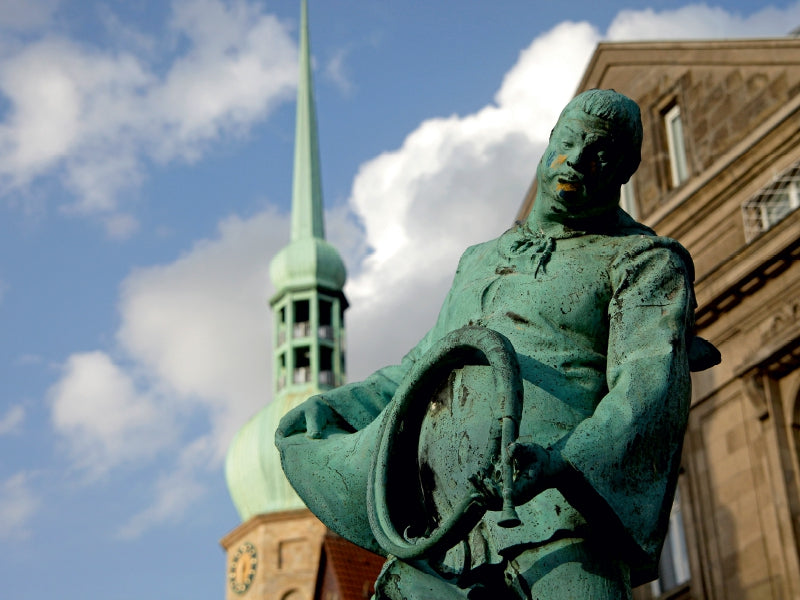 Bläserbrunnen und Reinoldikirche 1000 Teile Puzzle quer - CALVENDO Foto-Puzzle'