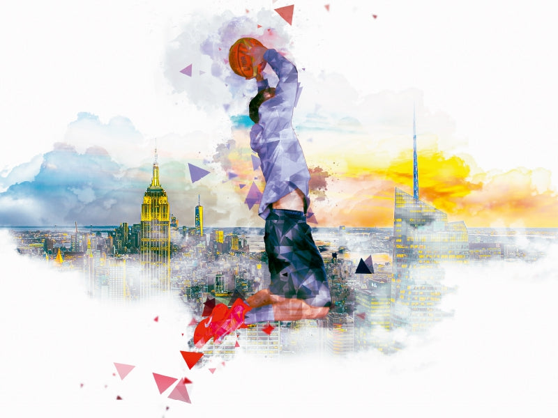 Ein Motiv aus dem Kalender Basketball Art 1000 Teile Puzzle quer - CALVENDO Foto-Puzzle'