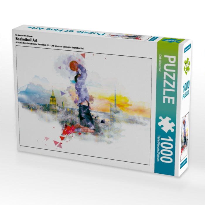 Ein Motiv aus dem Kalender Basketball Art 1000 Teile Puzzle quer - CALVENDO Foto-Puzzle'