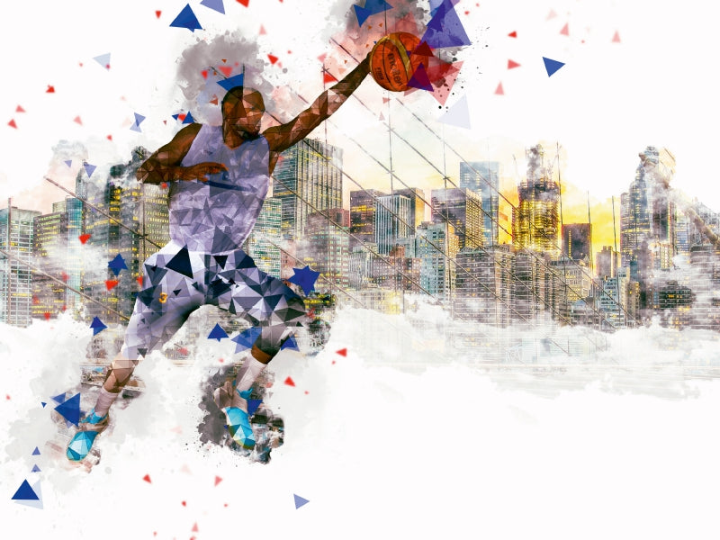 Ein Motiv aus dem Kalender Basketball Art 1000 Teile Puzzle quer - CALVENDO Foto-Puzzle'