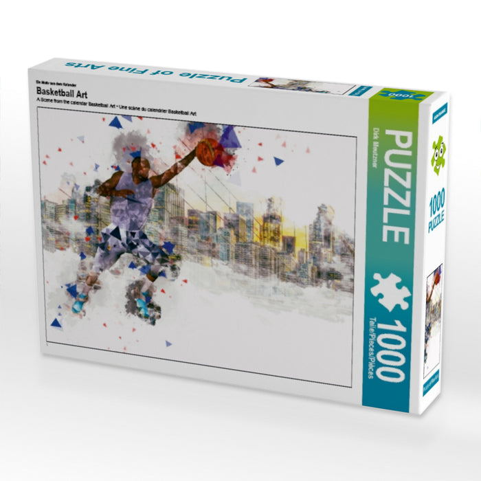 Ein Motiv aus dem Kalender Basketball Art 1000 Teile Puzzle quer - CALVENDO Foto-Puzzle'