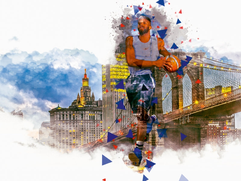 Ein Motiv aus dem Kalender Basketball Art 1000 Teile Puzzle quer - CALVENDO Foto-Puzzle'