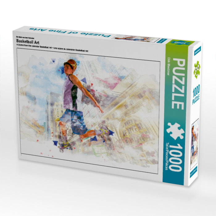 Ein Motiv aus dem Kalender Basketball Art 1000 Teile Puzzle quer - CALVENDO Foto-Puzzle'