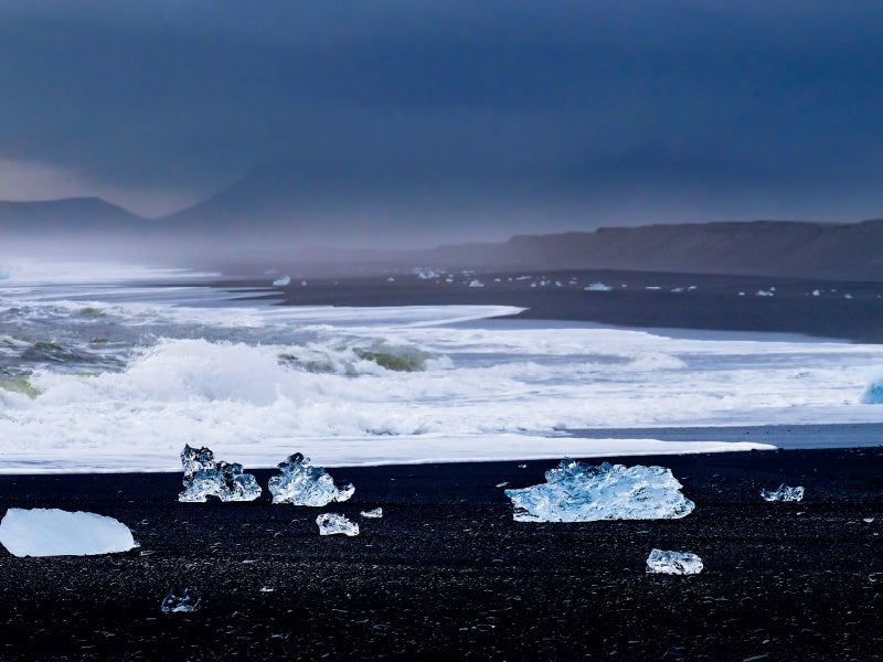 Vatnajökull Glacier National Park, Diamond Beach 1000 Teile Puzzle quer - CALVENDO Foto-Puzzle'
