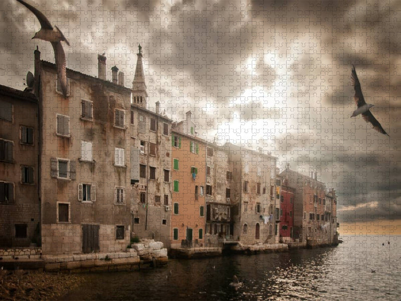Frei, wie ein Vogel in Rovinj! - CALVENDO Foto-Puzzle'