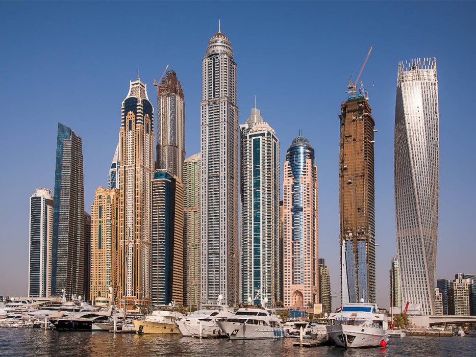 Dubai Marina Skyline - CALVENDO Foto-Puzzle'
