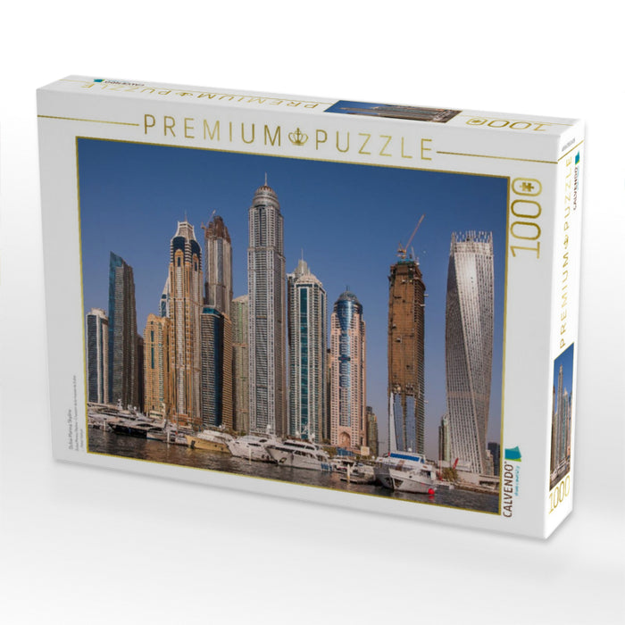 Dubai Marina Skyline - CALVENDO Foto-Puzzle'