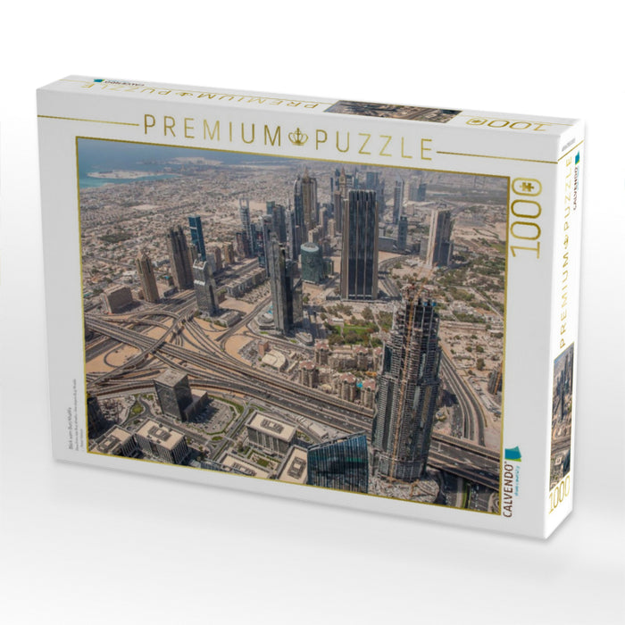 Blick vom Burj Khalifa - CALVENDO Foto-Puzzle'