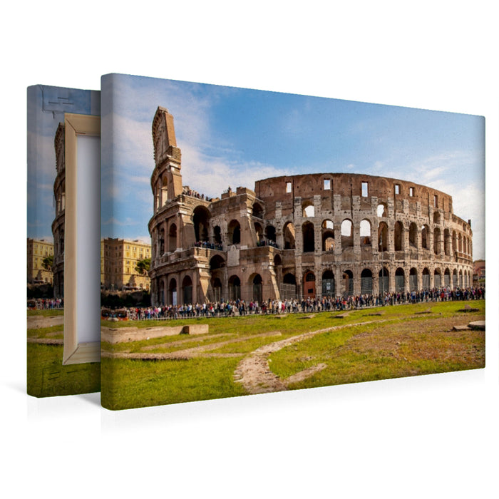 Premium Textil-Leinwand Vor dem Coloseum