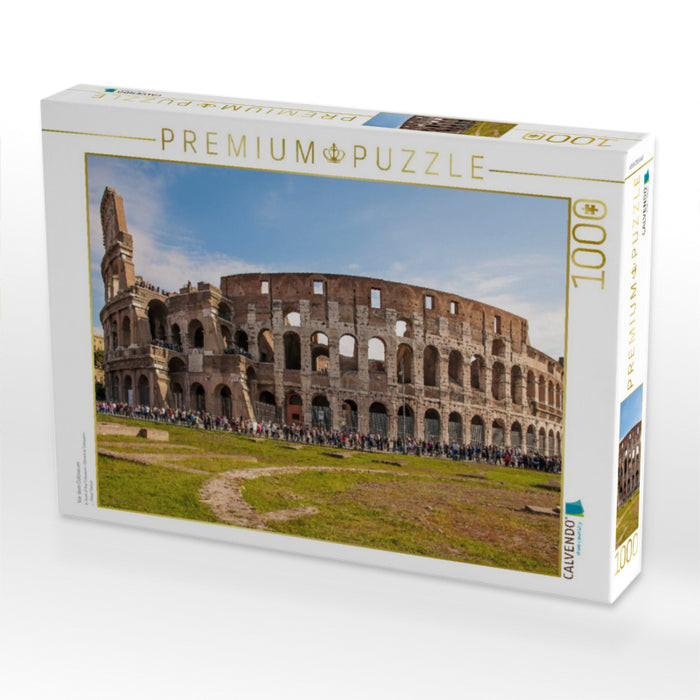 Vor dem Coloseum - CALVENDO Foto-Puzzle'