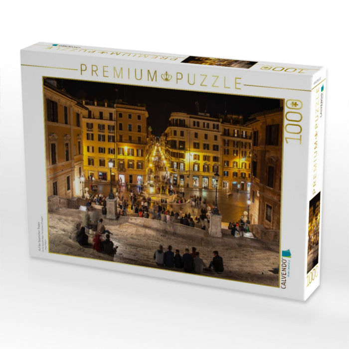 Auf der Spanischen Treppe - CALVENDO Foto-Puzzle'