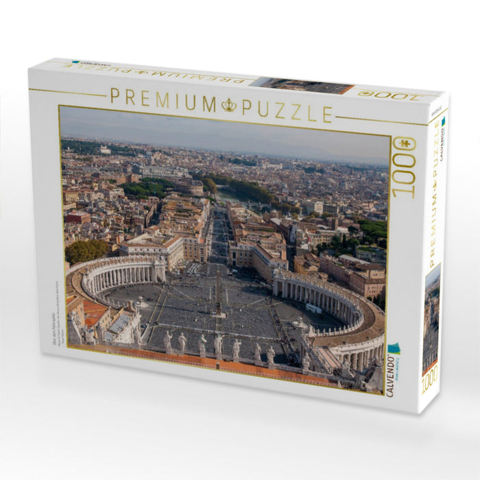 Über dem Petersplatz - CALVENDO Foto-Puzzle'