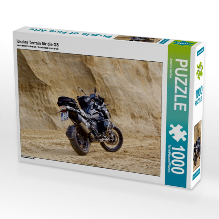 Ideal terrain for the GS - CALVENDO photo puzzle 