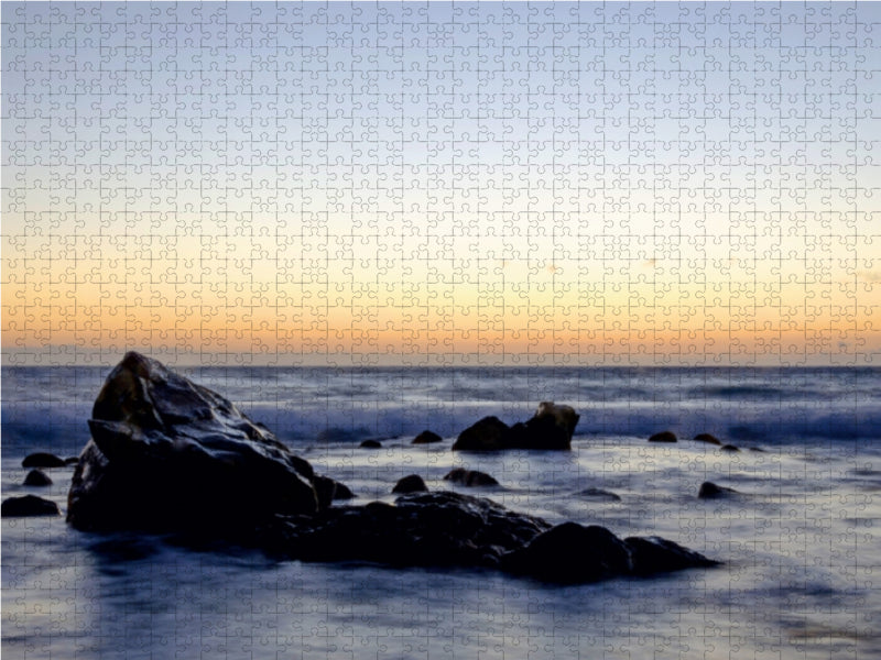 Sonnenuntergang am Atlantik 1000 Teile Puzzle quer - CALVENDO Foto-Puzzle'