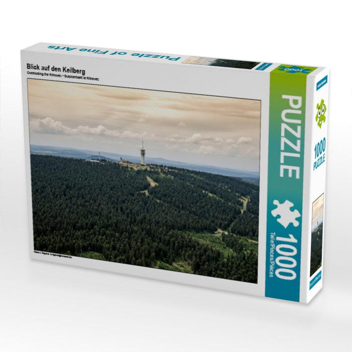 Blick auf den Keilberg 1000 Teile Puzzle quer - CALVENDO Foto-Puzzle'
