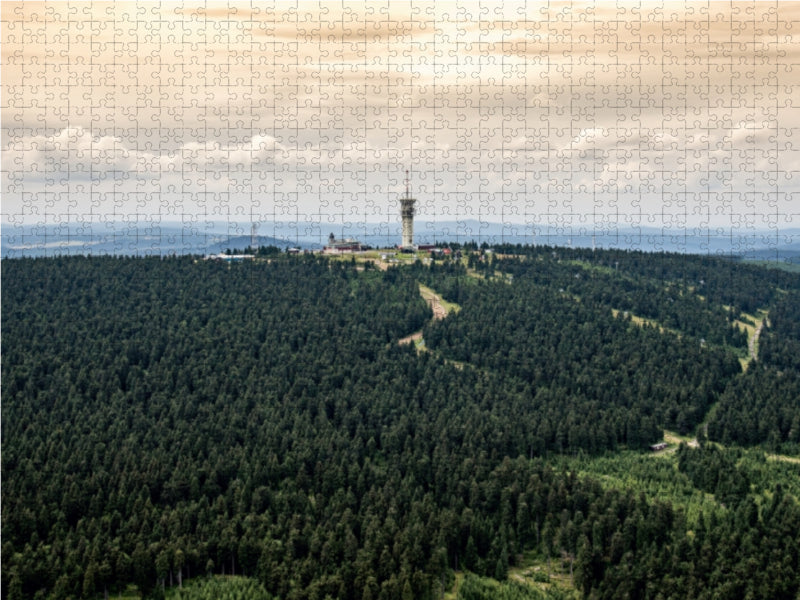 Blick auf den Keilberg 1000 Teile Puzzle quer - CALVENDO Foto-Puzzle'