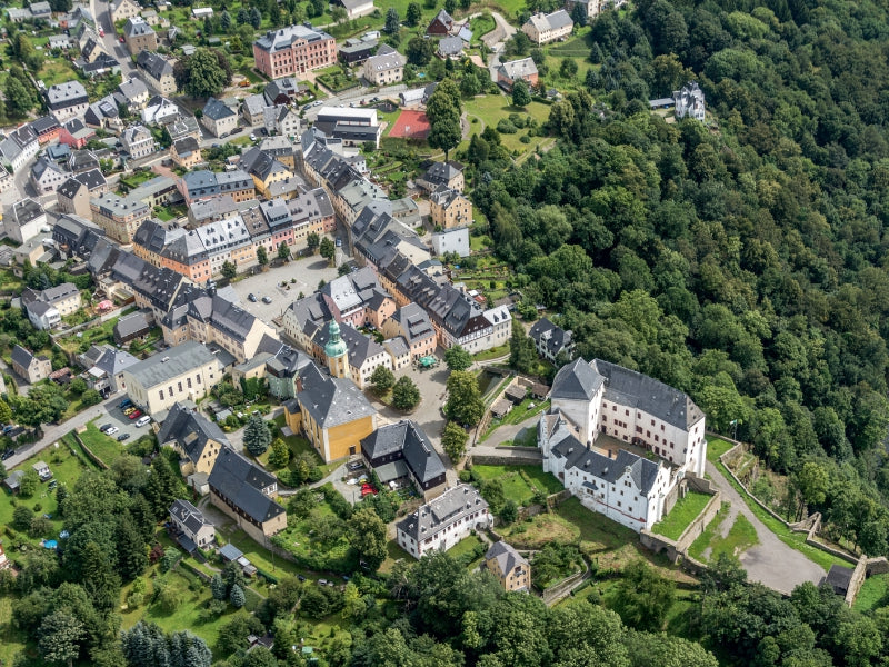 Blick auf Wolkenstein 1000 Teile Puzzle quer - CALVENDO Foto-Puzzle'