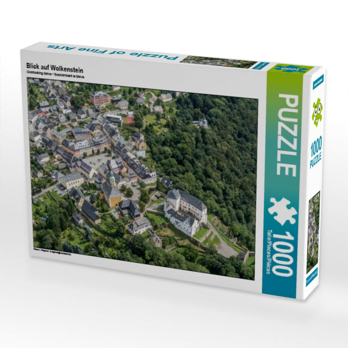 Blick auf Wolkenstein 1000 Teile Puzzle quer - CALVENDO Foto-Puzzle'