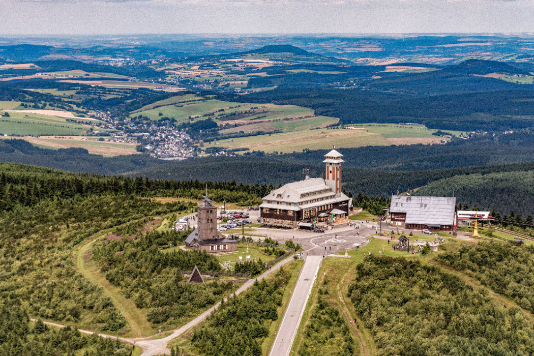 Morgendunst in Elterlein - CALVENDO Foto-Puzzle'