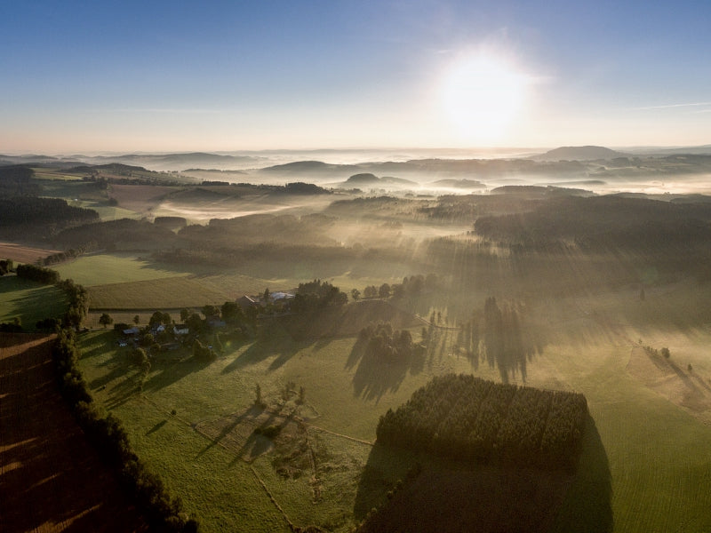 Morgendunst in Elterlein 1000 Teile Puzzle quer - CALVENDO Foto-Puzzle'