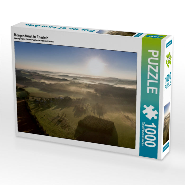 Morgendunst in Elterlein 1000 Teile Puzzle quer - CALVENDO Foto-Puzzle'