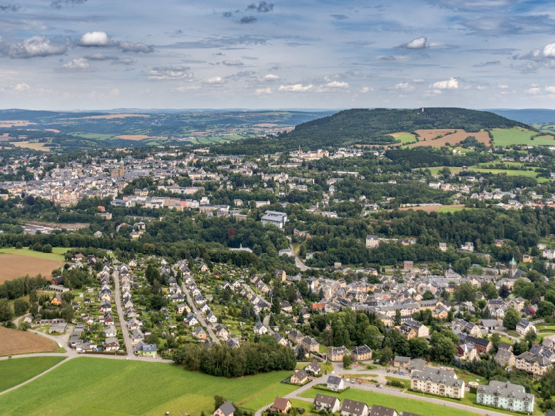 Blick auf Annaberg-Buchholz 1000 Teile Puzzle quer - CALVENDO Foto-Puzzle'