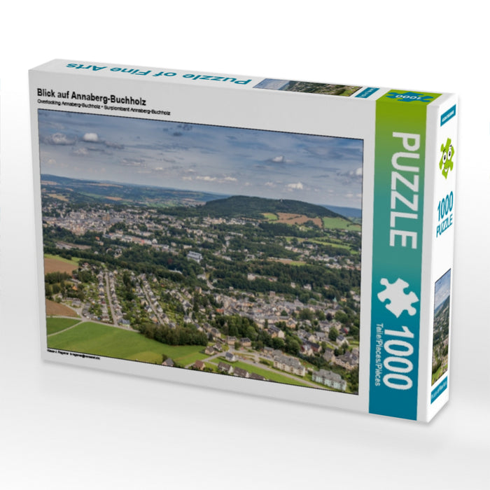 Blick auf Annaberg-Buchholz 1000 Teile Puzzle quer - CALVENDO Foto-Puzzle'