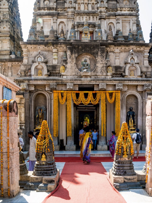 Ein Motiv aus dem Kalender Mahabodhi - der Tempel zu Ehren des Buddha 1000 Teile Puzzle hoch - CALVENDO Foto-Puzzle'