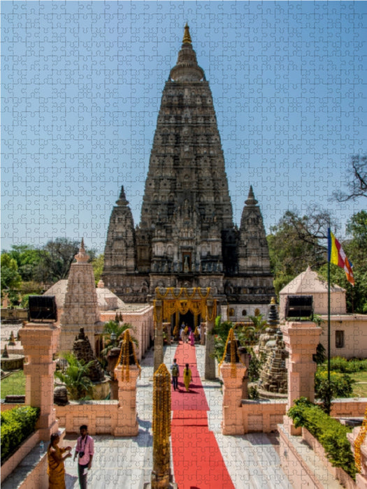Ein Motiv aus dem Kalender Mahabodhi Tempel 1000 Teile Puzzle hoch - CALVENDO Foto-Puzzle'