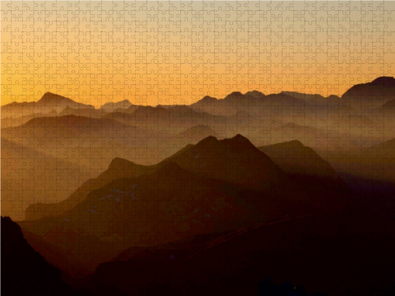 Die Pongauer Berge 1000 Teile Puzzle quer - CALVENDO Foto-Puzzle'
