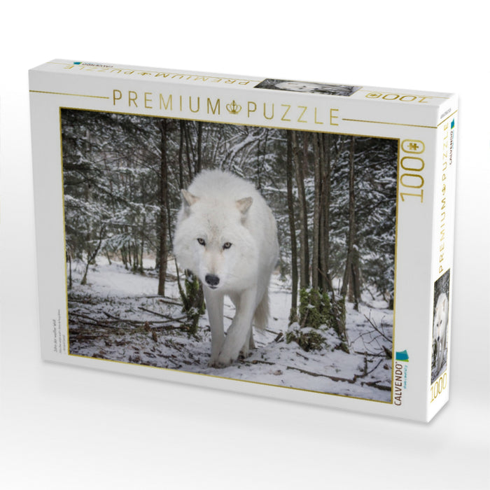 John der weißer Wolf - CALVENDO Foto-Puzzle'