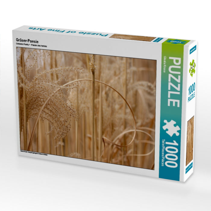 Gräser-Poesie 1000 Teile Puzzle quer - CALVENDO Foto-Puzzle'