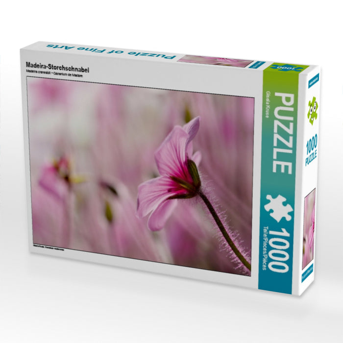 Madeira-Storchschnabel 1000 Teile Puzzle quer - CALVENDO Foto-Puzzle'