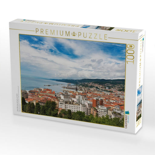 Triest, Blick über die Stadt zum Hafen - CALVENDO Foto-Puzzle - calvendoverlag 29.99
