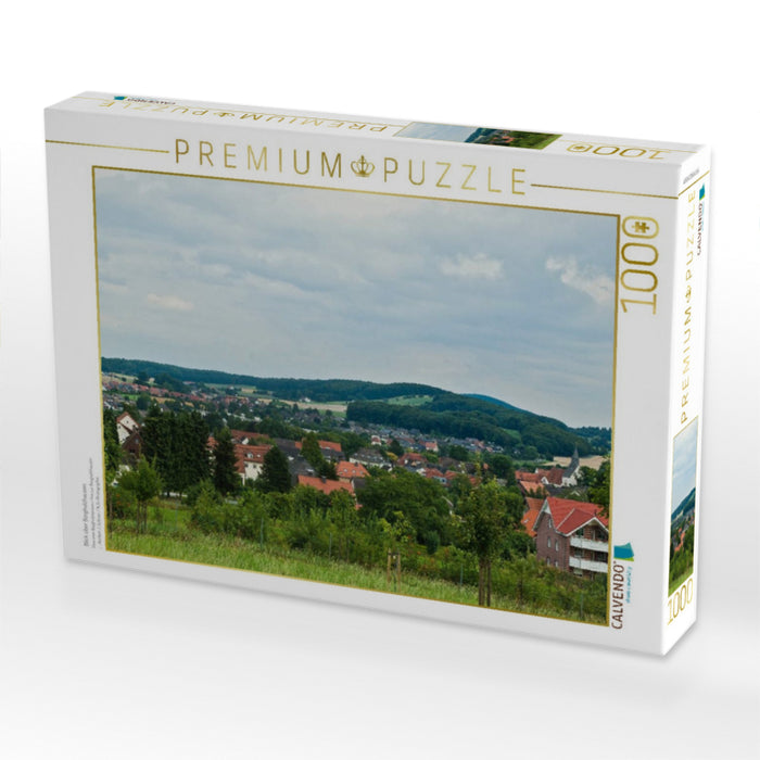 Blick über Borgholzhausen - CALVENDO Foto-Puzzle'