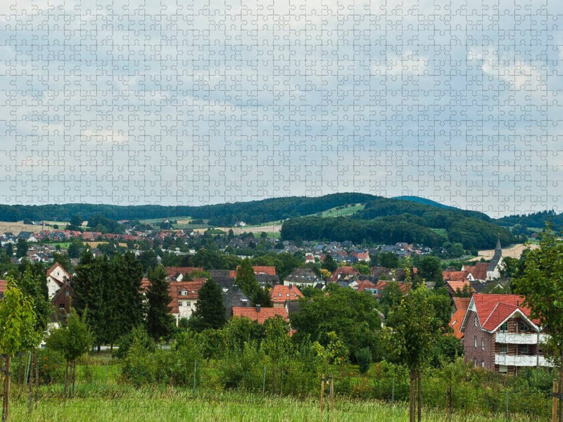 Blick über Borgholzhausen - CALVENDO Foto-Puzzle'