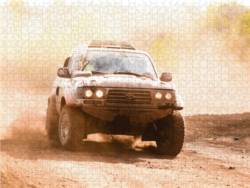Toyota HDJ 80 Rally Raid - CALVENDO photo puzzle 
