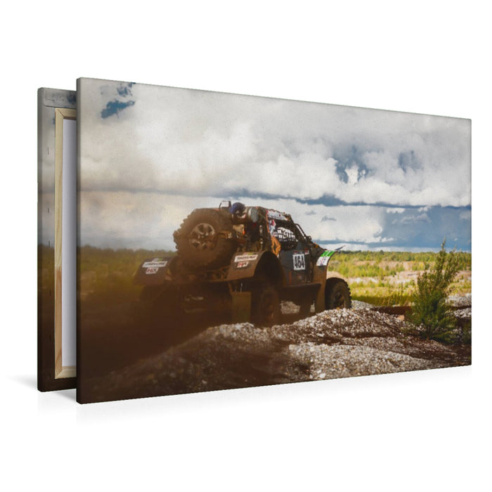 Premium Textil-Leinwand RALLYE RAID BUGGY
