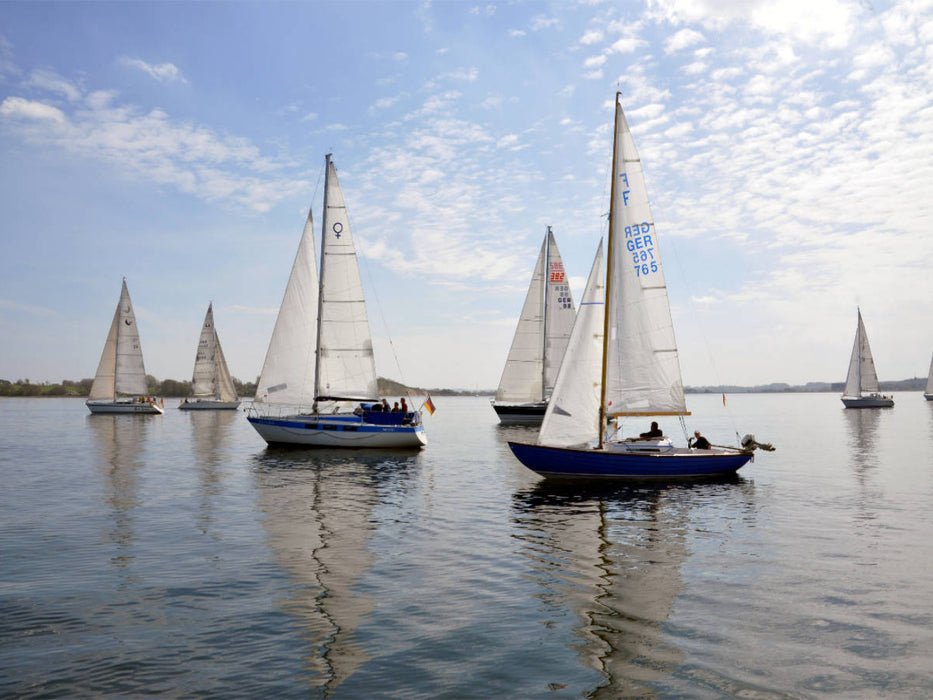 Segelyachten auf der Flensburger Förde - CALVENDO Foto-Puzzle'